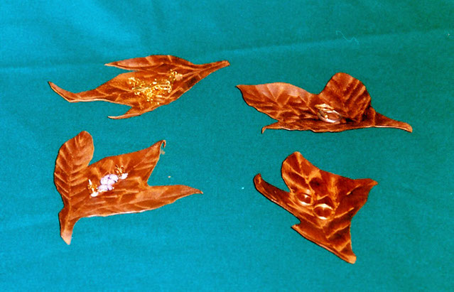 Objetos decorativos en forja artesanal tarjetero y vaciabolsillos